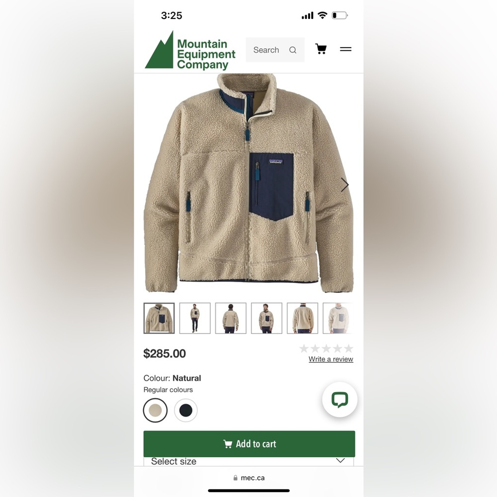 Patagonia Mens Retro Sherpa Jacket